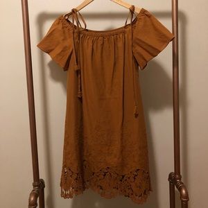 Madewell off the shoulder dress